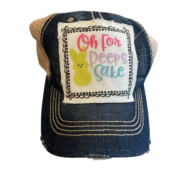 Oh For Peeps Sake Basball Hat Cap NWOT - Picture 1 of 4